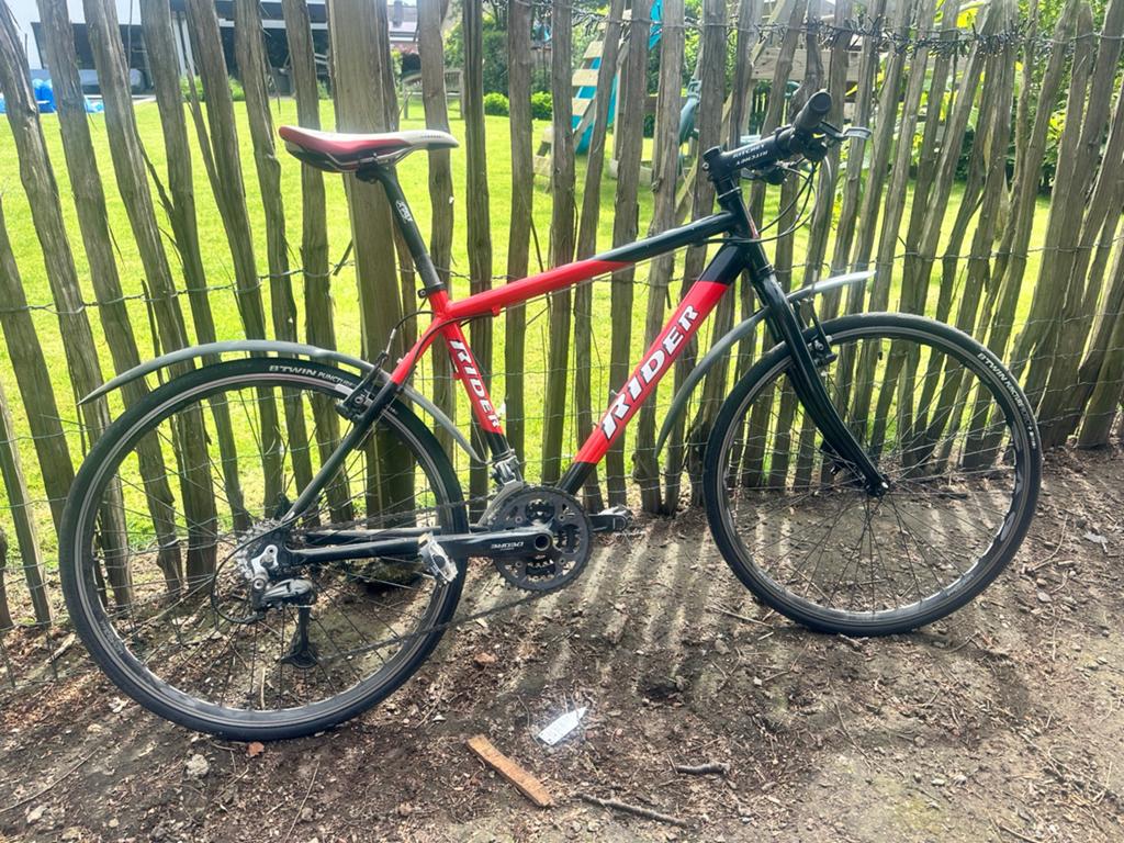 Hybride fiets, stadsfiets, Enlèvement, Utilisé, Plus de 20 vitesses, 26 pouces