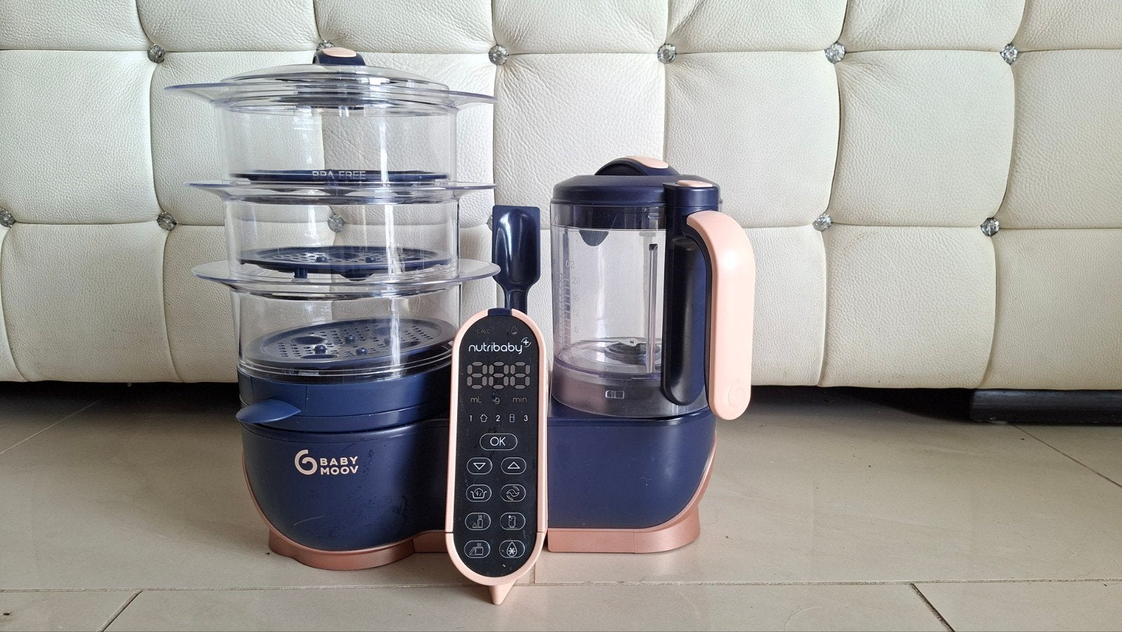 Baby Moov Nutribaby XL, Enlèvement ou Envoi, Sans BPA, Comme neuf, Préparateur de repas pour bébé