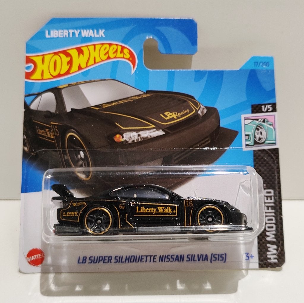 Hot Wheels LB Super Silhouette Nissan Silvia ZwartGoud(2023), Enlèvement ou Envoi