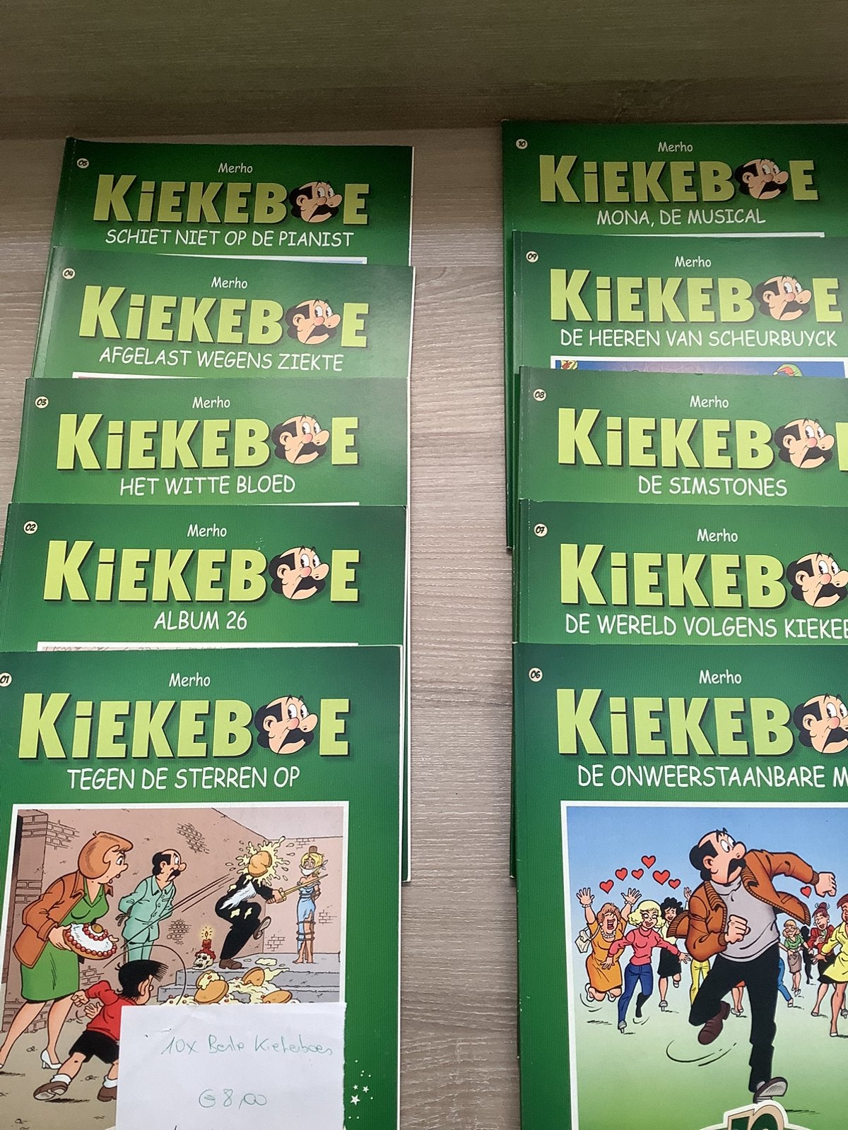 Strips Kiekeboe 10 stuks, Livres, BD, Enlèvement ou Envoi, Utilisé