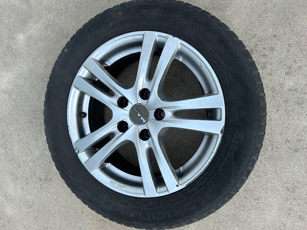 Autobanden Vredestein 205/60 R16 met MAK-velgen, Ophalen, Gebruikt, 16 inch, Banden en Velgen