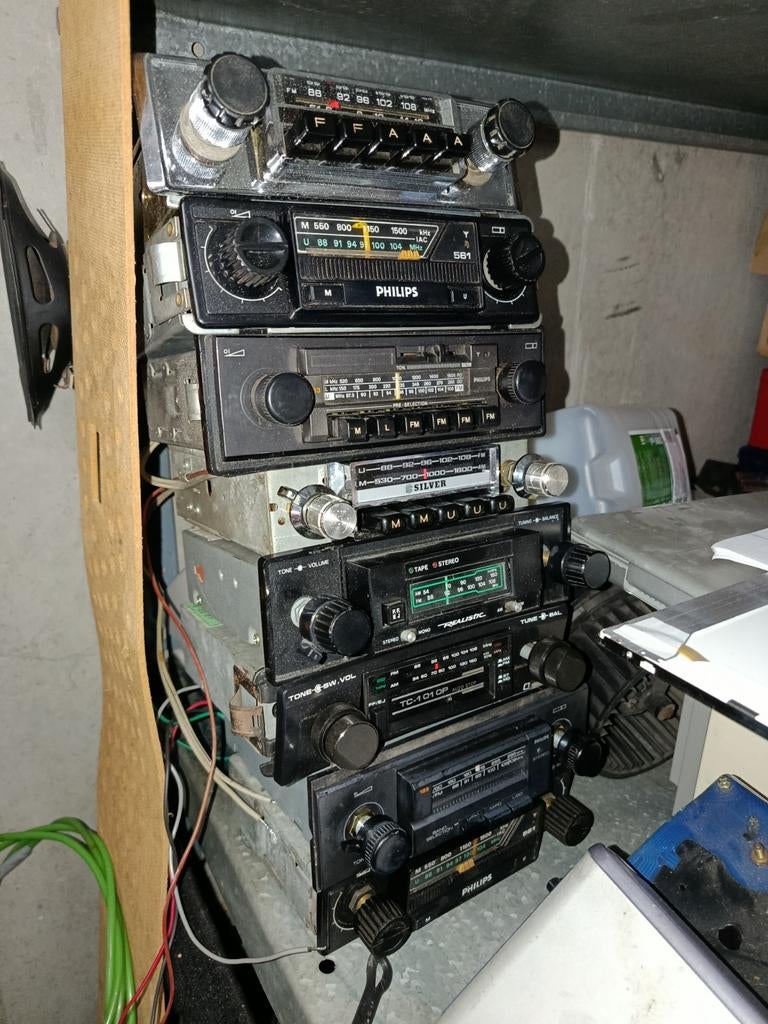 Oldtimer autoradio's 20 eur het stuk, Auto diversen, Autoradio's, Ophalen