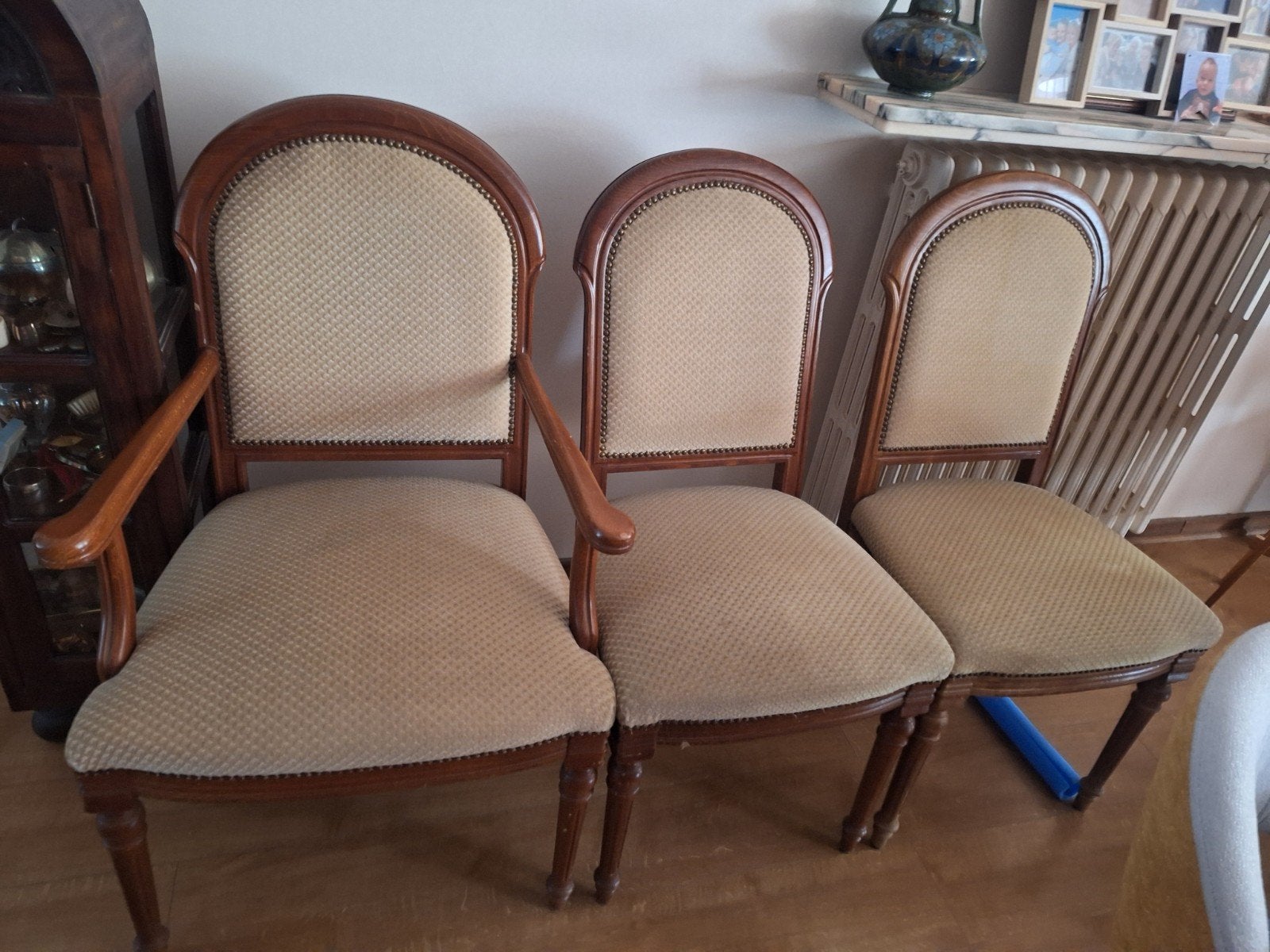 Prachtige set van 6 klassieke stoelen (Lodewijk XVI-stijl) –, Ophalen, Hout