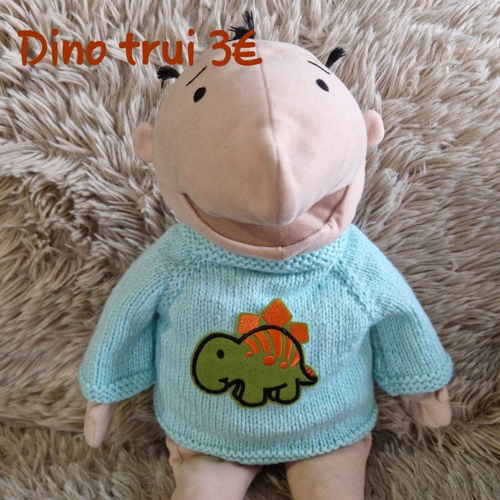 Dino Trui voor handpop Jules, Kinderen en Baby's, Ophalen of Verzenden, Nieuw, Overige typen