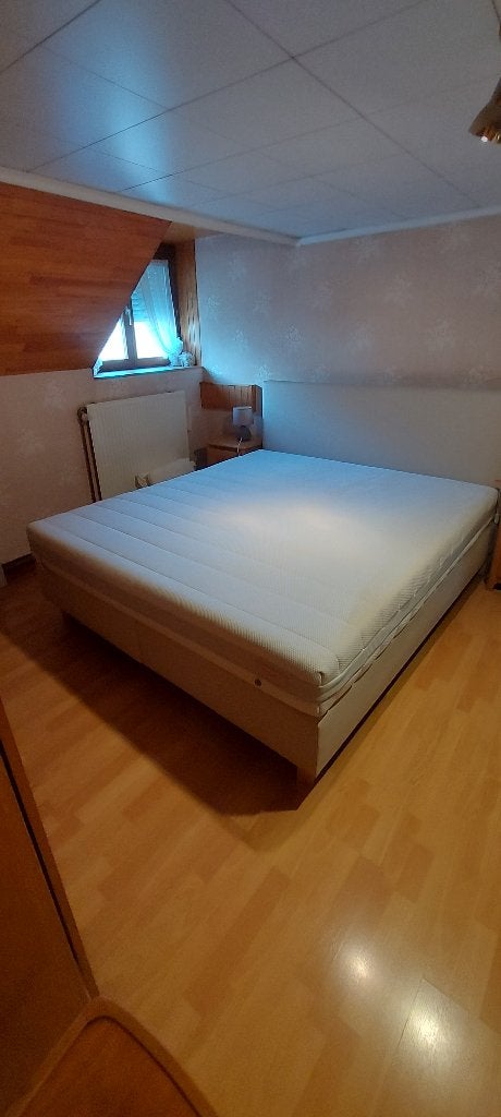 Boxspring  180 m neuf, Neuf, Enlèvement, 180 cm, Crème