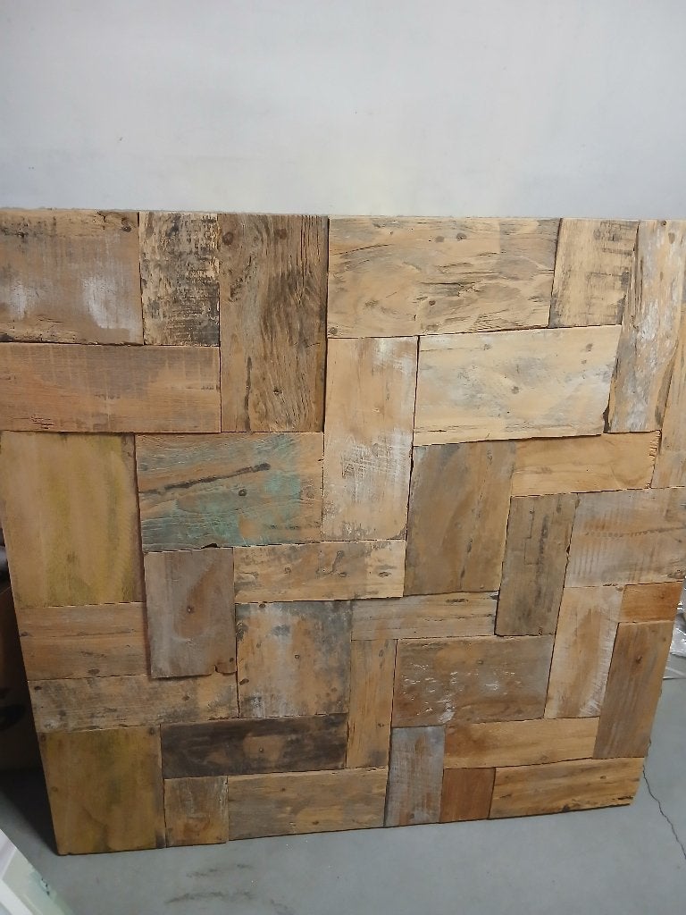 Wandpaneel, Ophalen, 110 cm, 110 cm, Hout