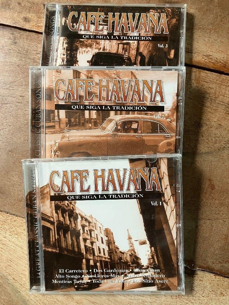 3x CD Café Havana, Cd's en Dvd's, Cd's | Wereldmuziek, Ophalen of Verzenden, Zo goed als nieuw, Album, Latijns-Amerikaans