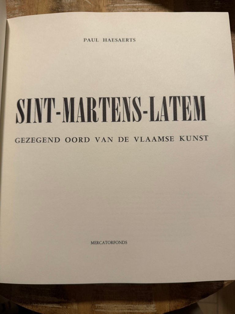 Sint-Martens-Latem - Paul Haesaerts, Boeken, Ophalen of Verzenden, Zo goed als nieuw, Paul Haesaerts, Schilder- en Tekenkunst