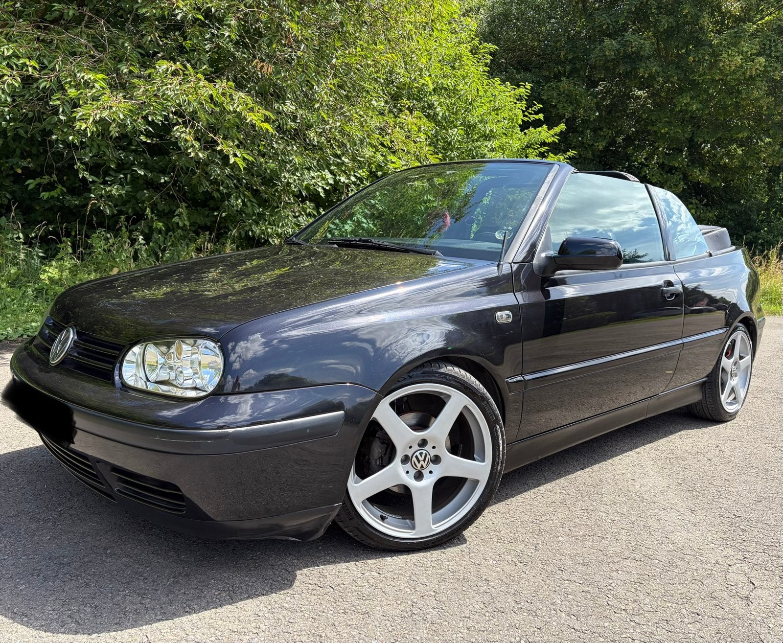 Golf 4 cabriolet prete à immatriculer, Auto's, USB, Zwart, Cabriolet, 1890 cc