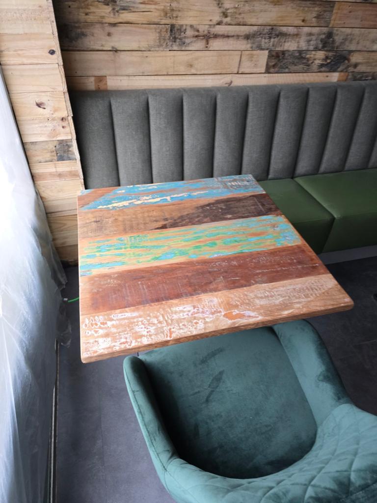 Horeca tafelbladen, Ophalen