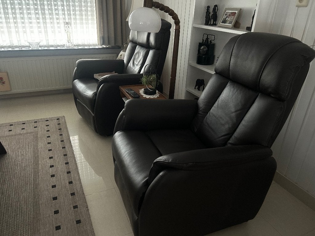 2 elektrische relax zetels met lift, Maison & Meubles, Canapés | Salons, 75 à 100 cm, Moins de 150 cm, Banc droit, Une personne
