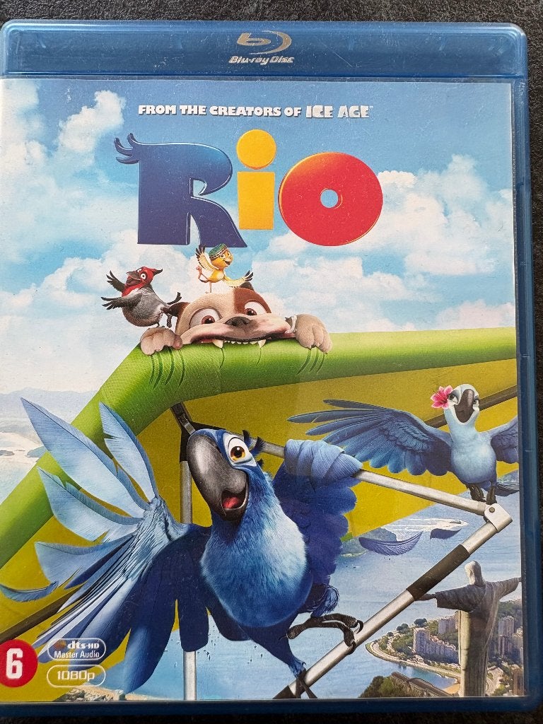 Rio Blu-ray, Cd's en Dvd's, Blu-ray, Inclusief extra's, Nederlands, Film, Kinderen en Jeugd