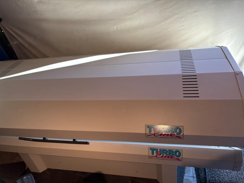 Zonnebank, Electroménager, Solarium, Banc solaire & Bronzage facial, Enlèvement, Utilisé, Banc solaire double, 15 lampes ou plus