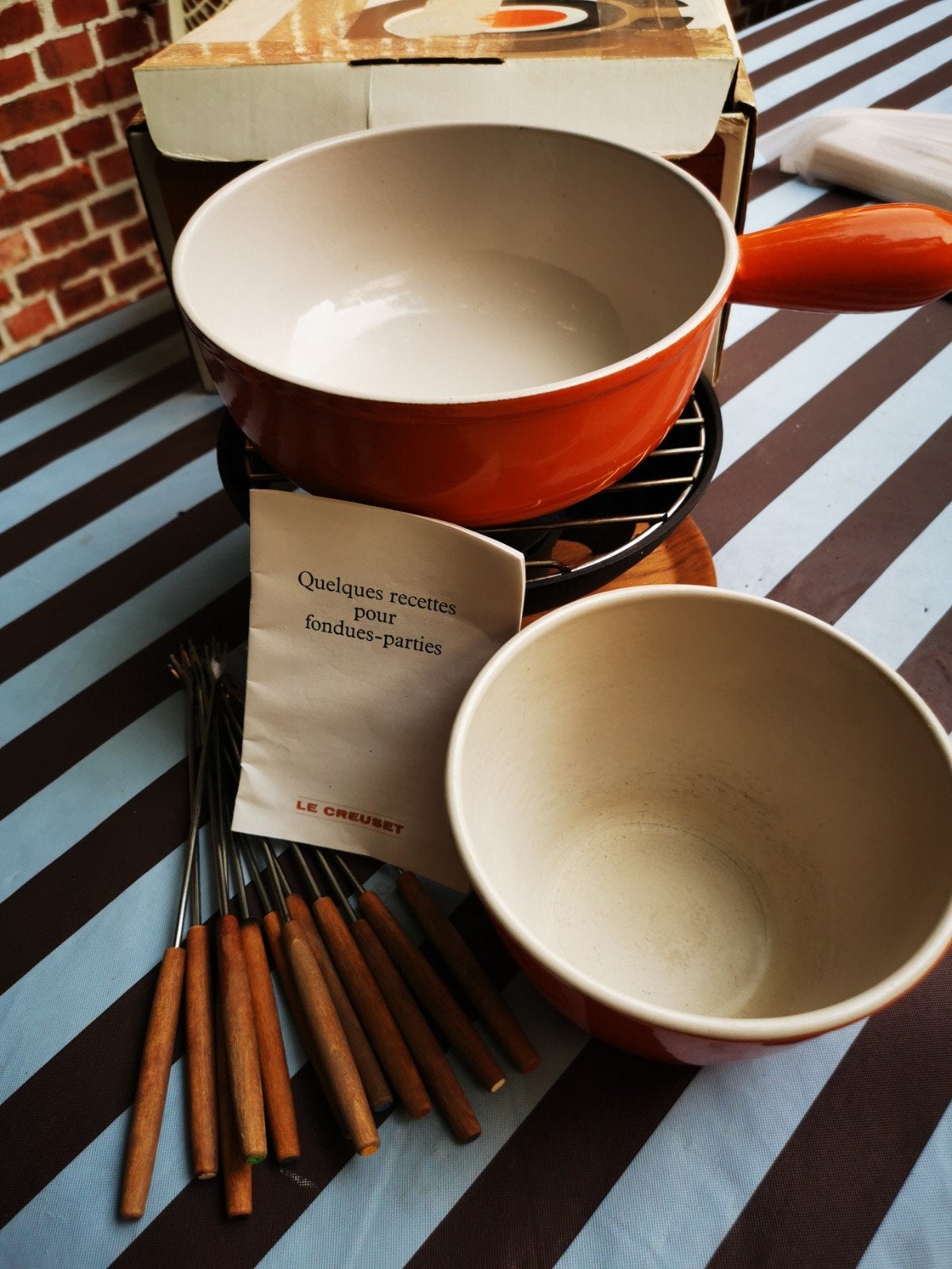 Le creuset fondue stel, Enlèvement ou Envoi, Le Creuset