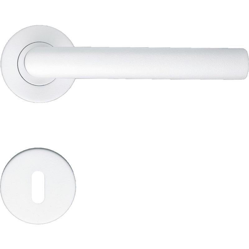 Deurkrukken rechte hoek Zwart/Wit/Inox, Enlèvement ou Envoi, Neuf, Inox, Loquet ou Poignée