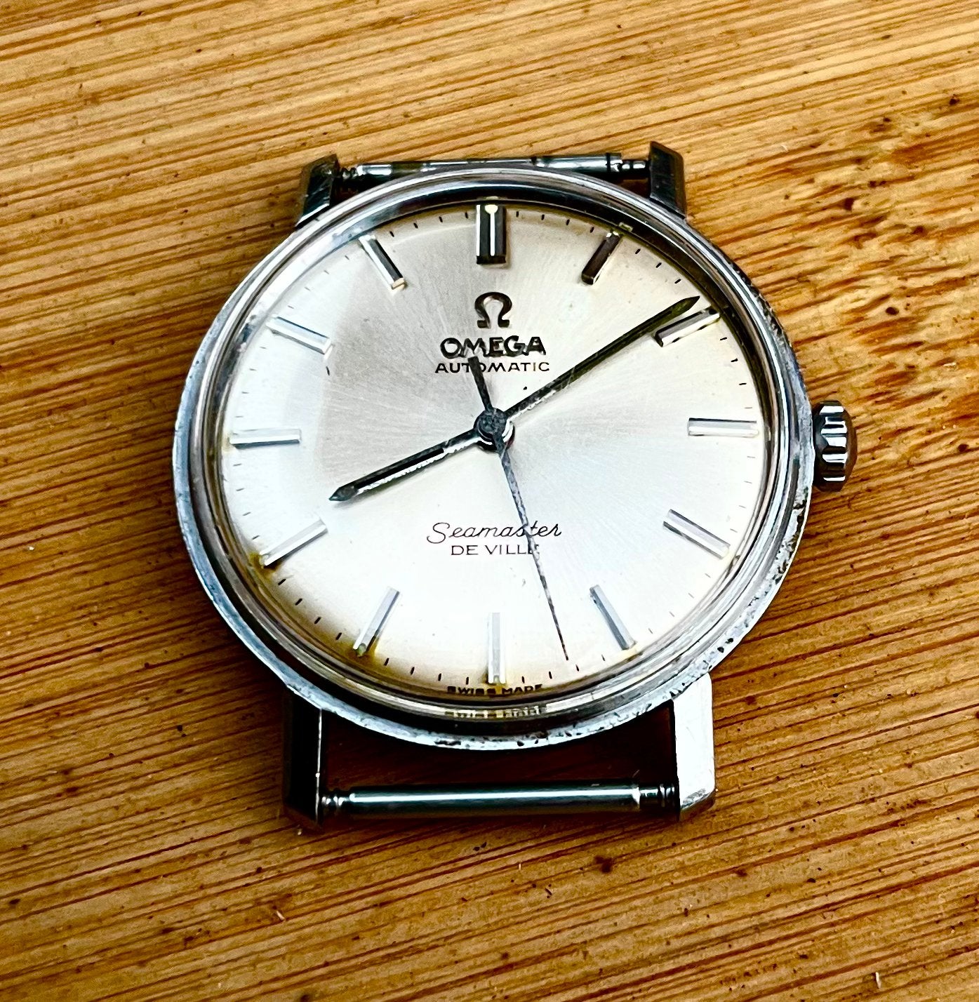 Omega Seamaster DE VILLE, Gebruikt, Staal, Polshorloge, Ophalen of Verzenden