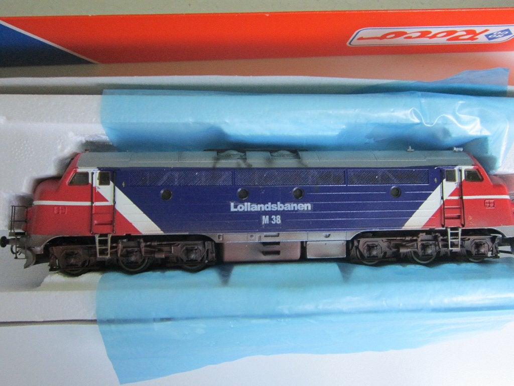 Roco M38 Lollandsbanen DC analoge diesellocomotief, Hobby en Vrije tijd, Ophalen of Verzenden, Zo goed als nieuw, Roco, Gelijkstroom