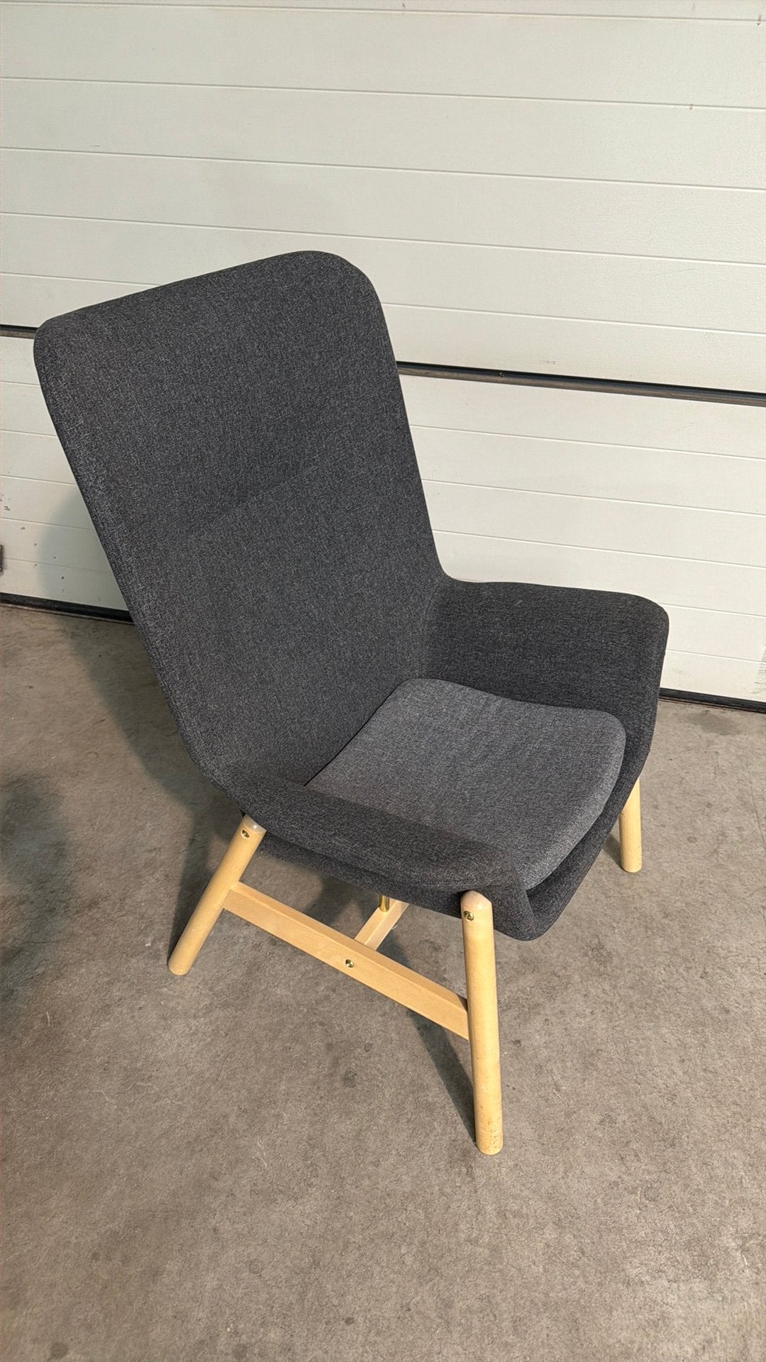 Stoffen kuipstoel, Huis en Inrichting, Stoelen, Ophalen, Zo goed als nieuw
