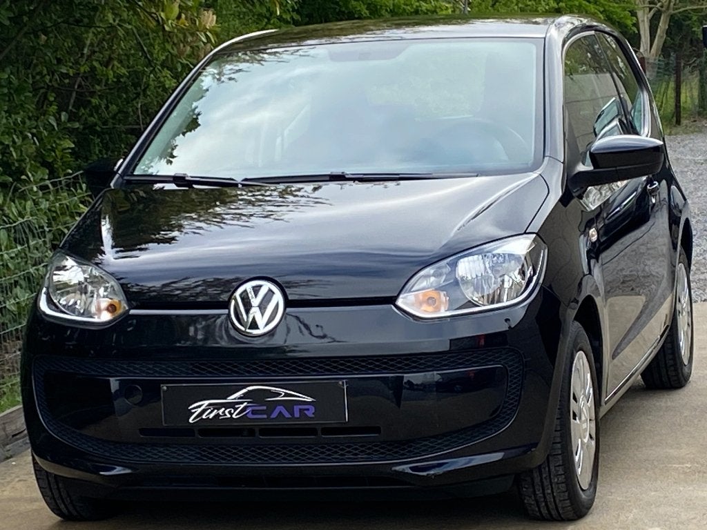 Volkswagen UP! 1.0i 08/2016 115954km AIRCO-EURO 6B-GARANTIE!, Stof, Zwart, Handgeschakeld, 44 kW