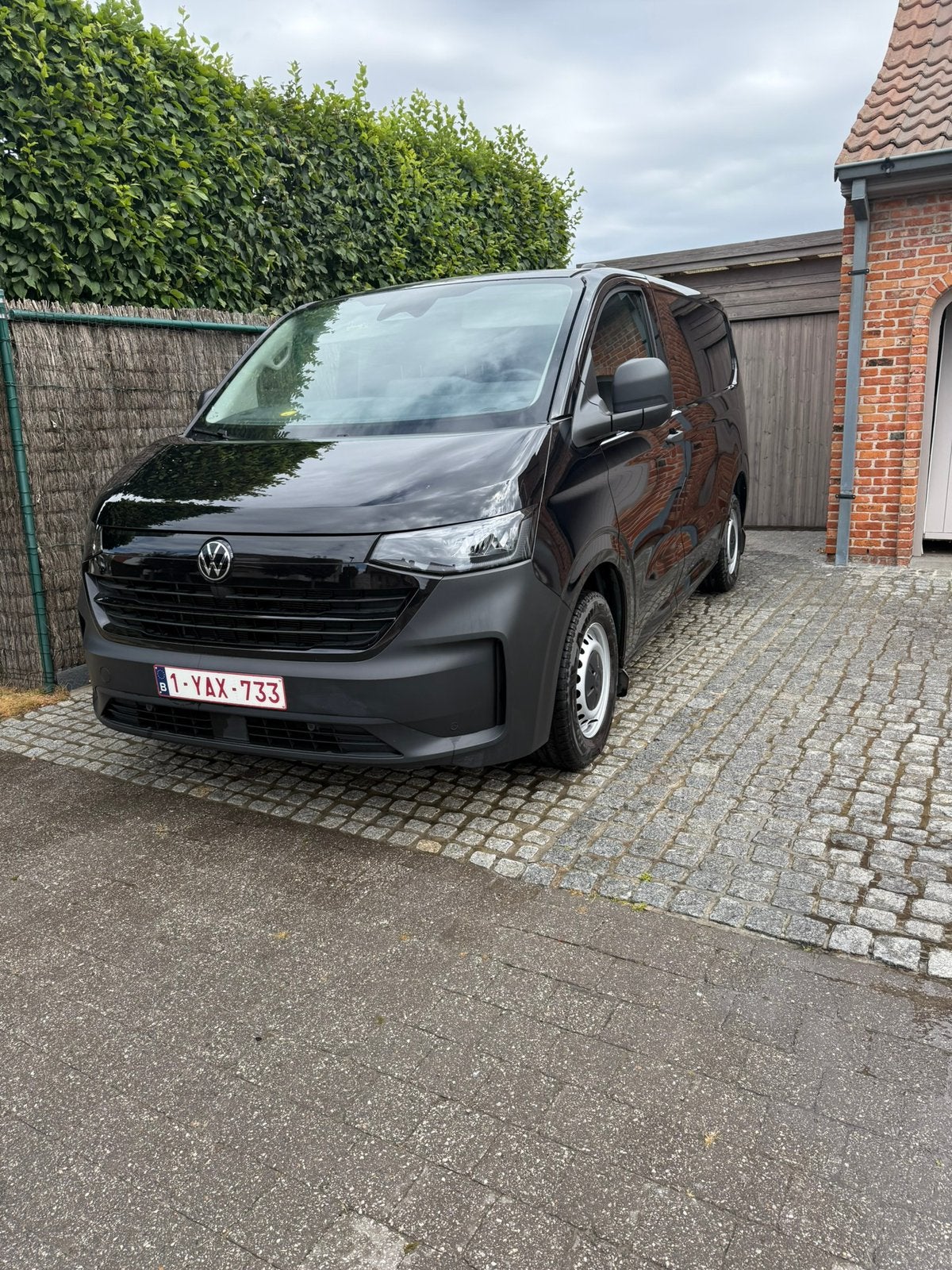 Transporter T7 (model 2025), 4 deurs, Stof, Volkswagen, Zwart