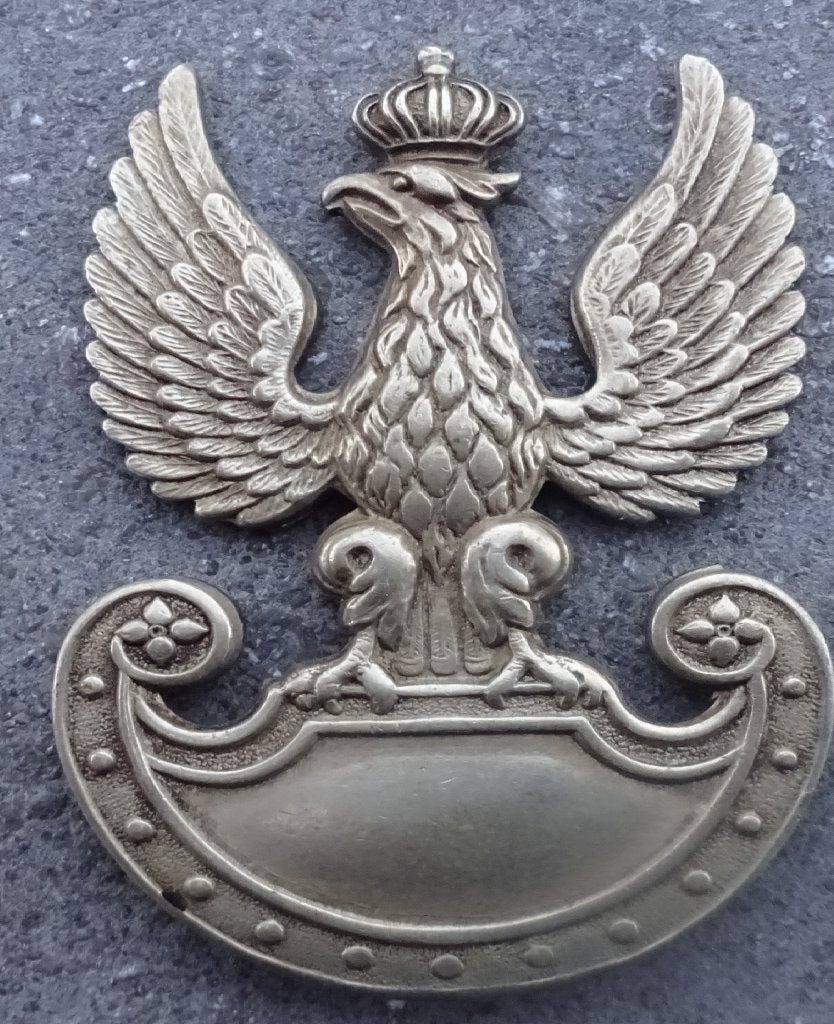 POLOGNE WW2 - INSIGNE DE COIFFURE, Enlèvement ou Envoi, Armée de terre, Emblème ou Badge