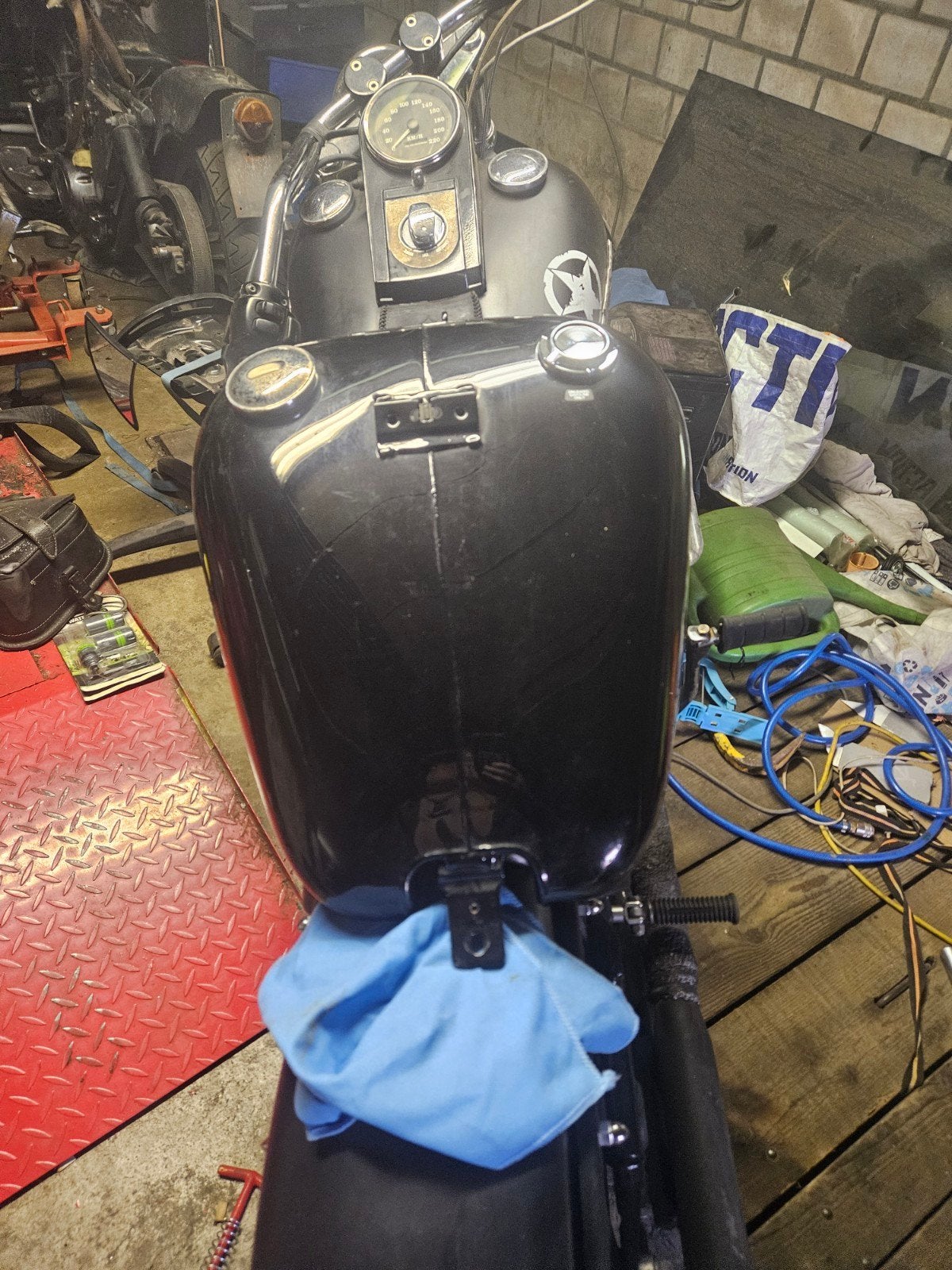 Harley-Davidson tank, Motos, Motos | Harley-Davidson, Particulier