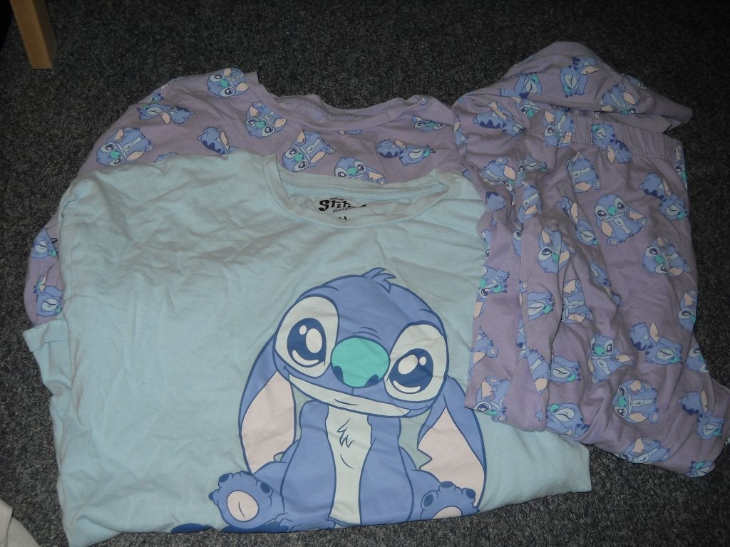 2 pyamas stitch-maat 158-zeer goede staat, Kinderen en Baby's, Kinderkleding | Maat 158, Ophalen, Zo goed als nieuw, Meisje