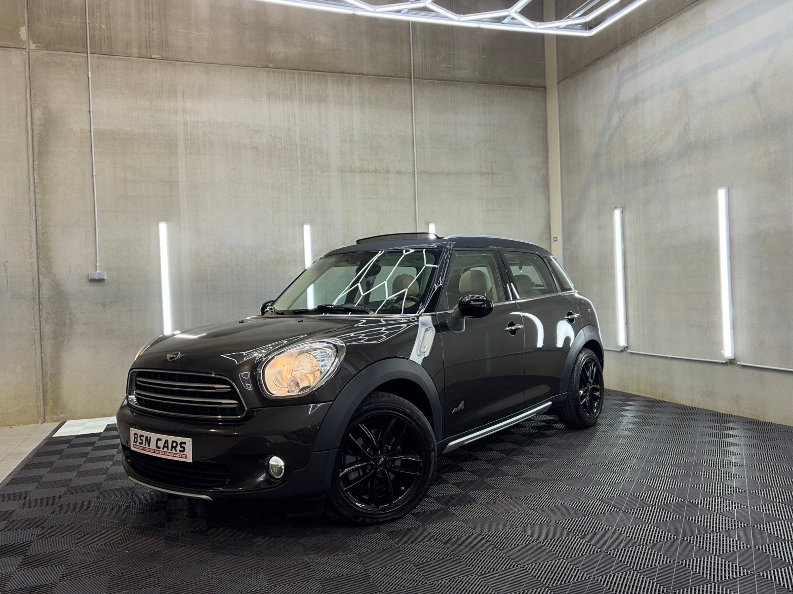 MINI COOPER COUNTRYMAN/PANO/CRUISE/SFEER/PDC/AUTOMAAT, Auto's, Countryman, Bruin, 1600 cc, Leder