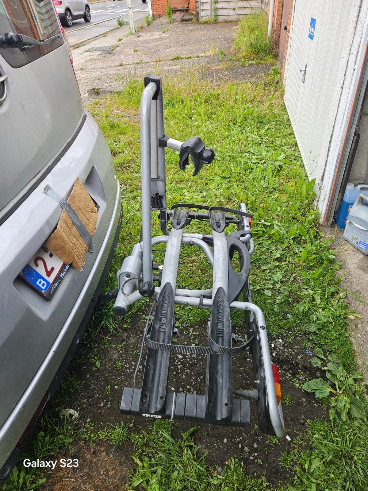 Fietsdrager thule voor 2 gewoon fietsen, Enlèvement
