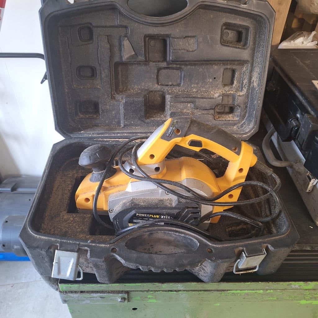 Powerplus x111 elektrische schaafmachine, Ophalen