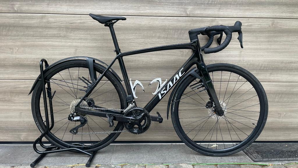 Racefits ISAAC VITRON black onyx  CARBON maat M (51CM), Fietsen en Brommers, 28 inch, Gebruikt, Carbon, 10 tot 15 versnellingen