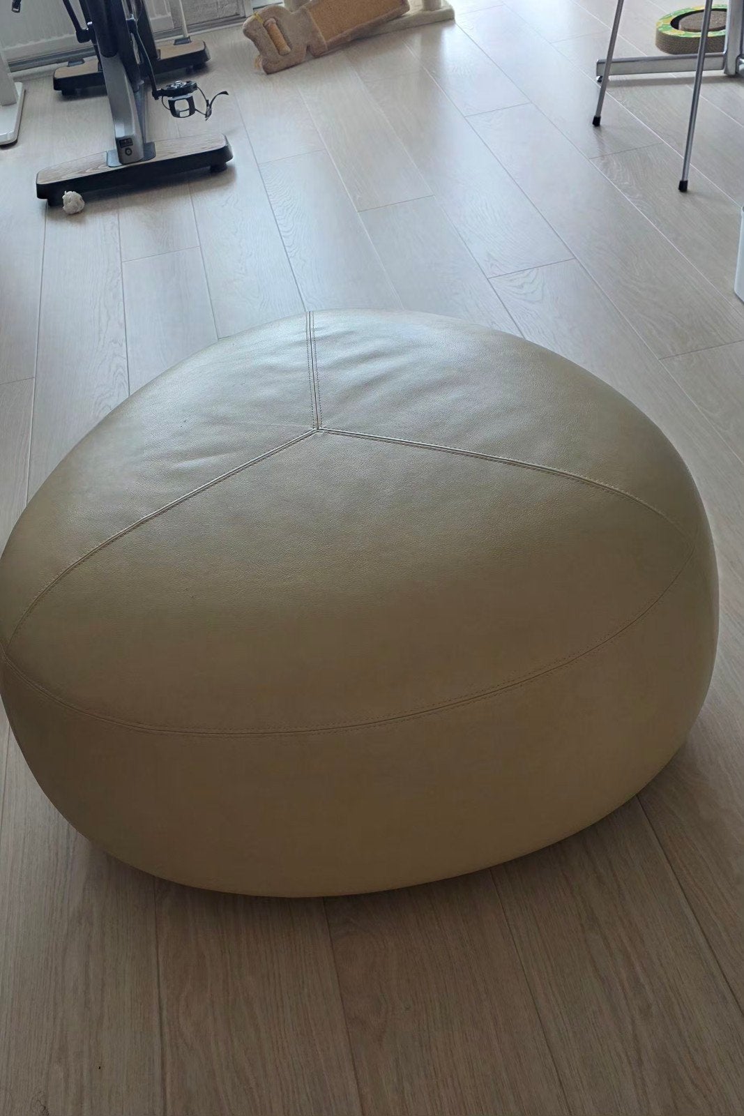 Pouf design LaPalma – Made in Italy, Maison & Meubles, Enlèvement ou Envoi, Comme neuf, Beige, Pouf