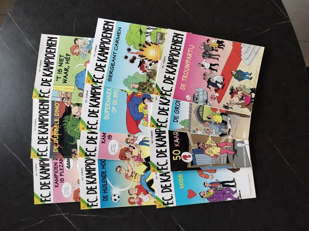 11 mooie strips van FC De kampioenen, Ophalen