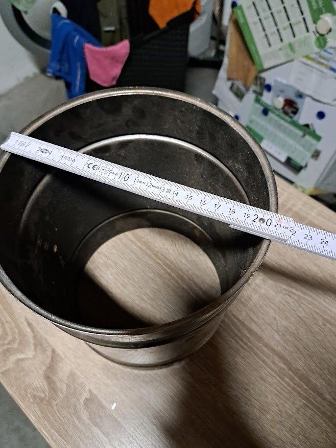 rookkanaal, Ophalen, Nieuw, Inox