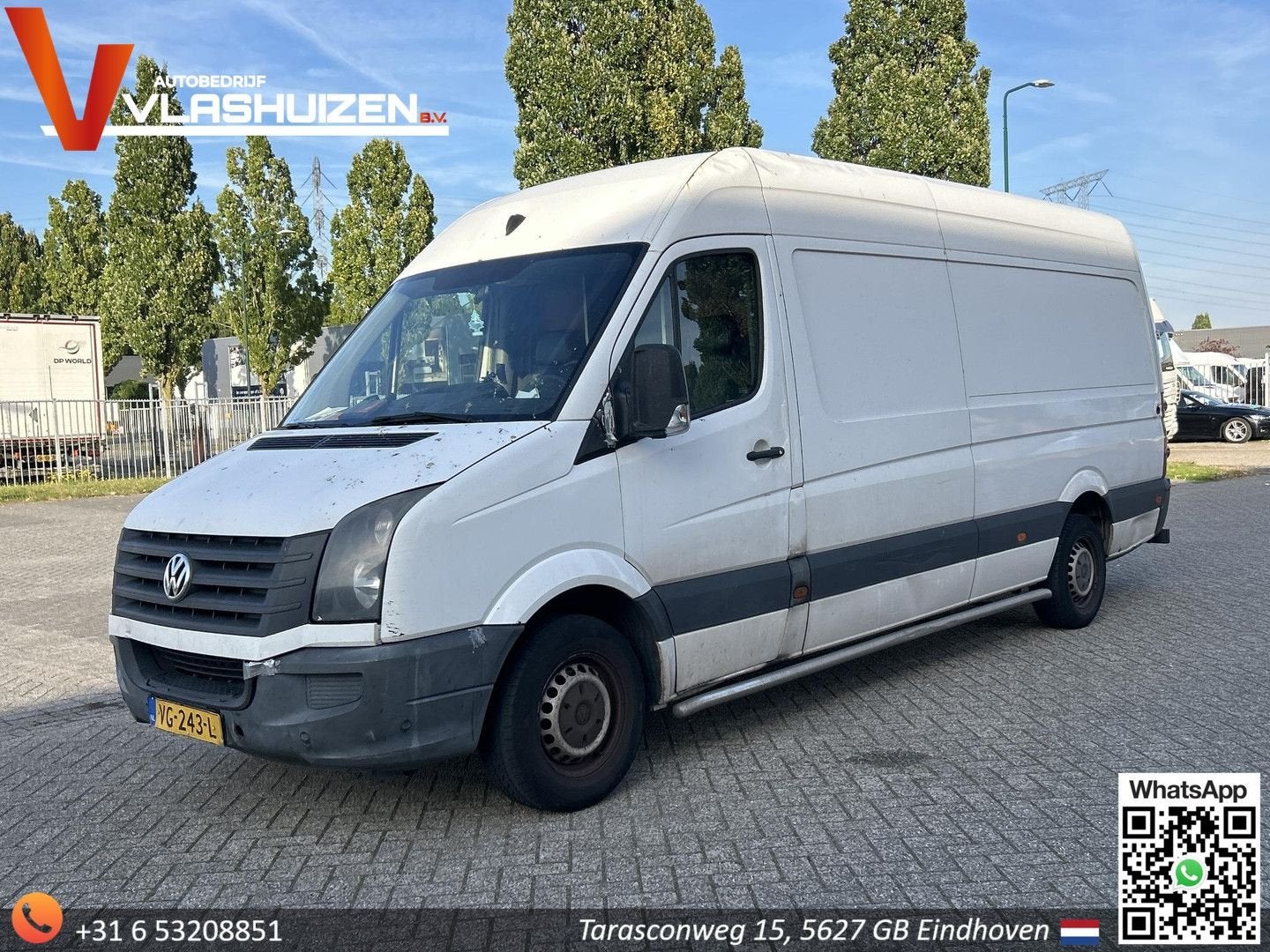 Volkswagen Crafter 32 2.0 TDI L3H2 | € 4.450,- NETTO! | Came, Electronic Stability Program (ESP), Wit, Bedrijf, Te koop