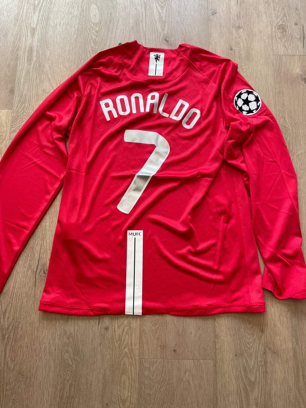 C. Ronaldo – Man United – Champions League Finale 2008, Taille L, Enlèvement ou Envoi, Neuf, Maillot