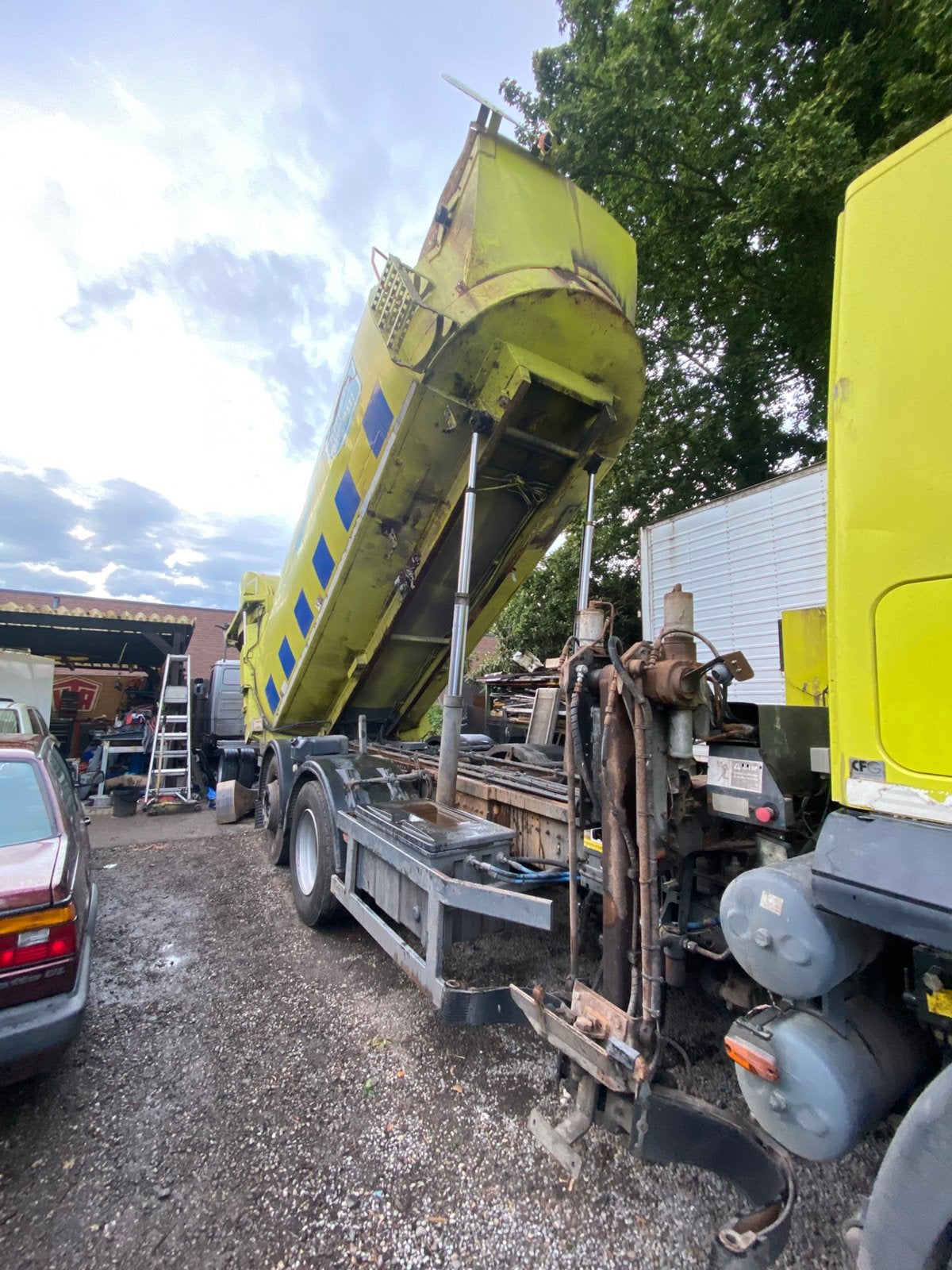 Complete kiep bak inc hulpchassis en hydroliek tank, Auto's, Particulier, Te koop