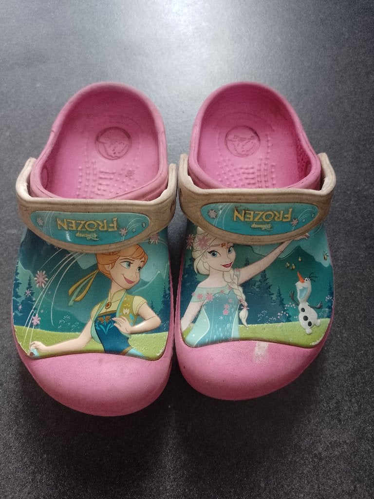Crocs, Kinderen en Baby's, Kinderkleding | Schoenen en Sokken, Ophalen, Gebruikt, Crocs, Meisje