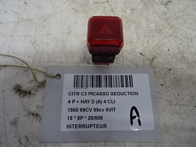 COMMUTATEUR Citroën C3 Picasso (SH) (96628855JK), Autos : Pièces & Accessoires, Utilisé, Citroën