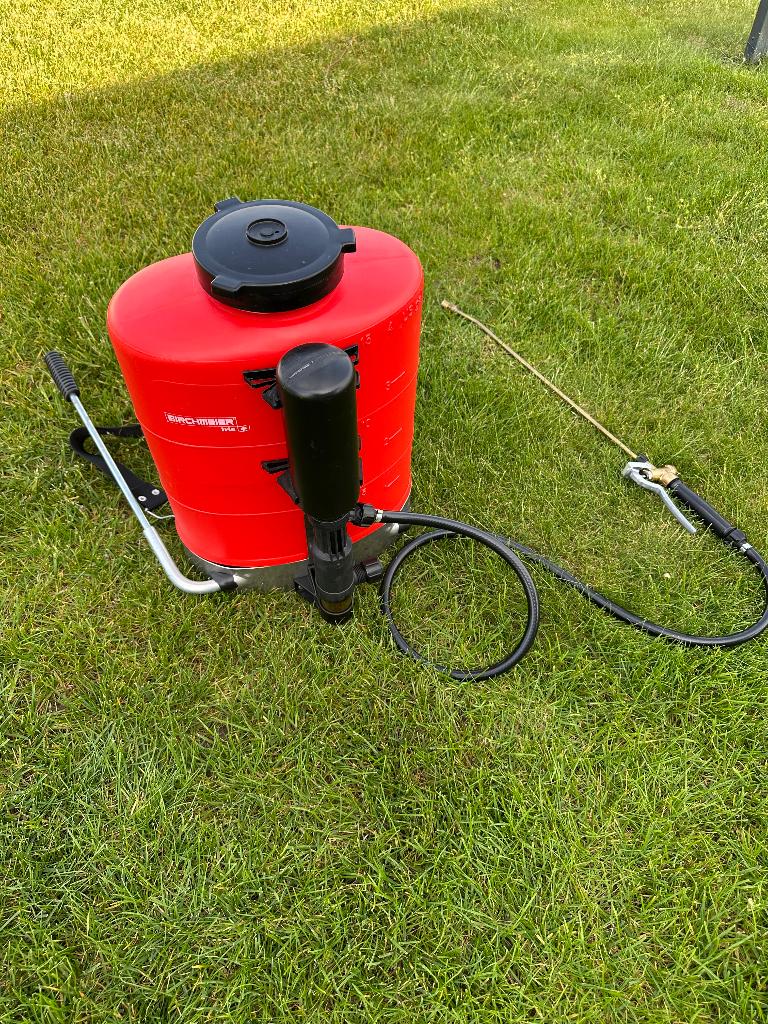 Rugsproeier Birchmeier, Tuin en Terras, Ophalen, Zo goed als nieuw, Birchmeier