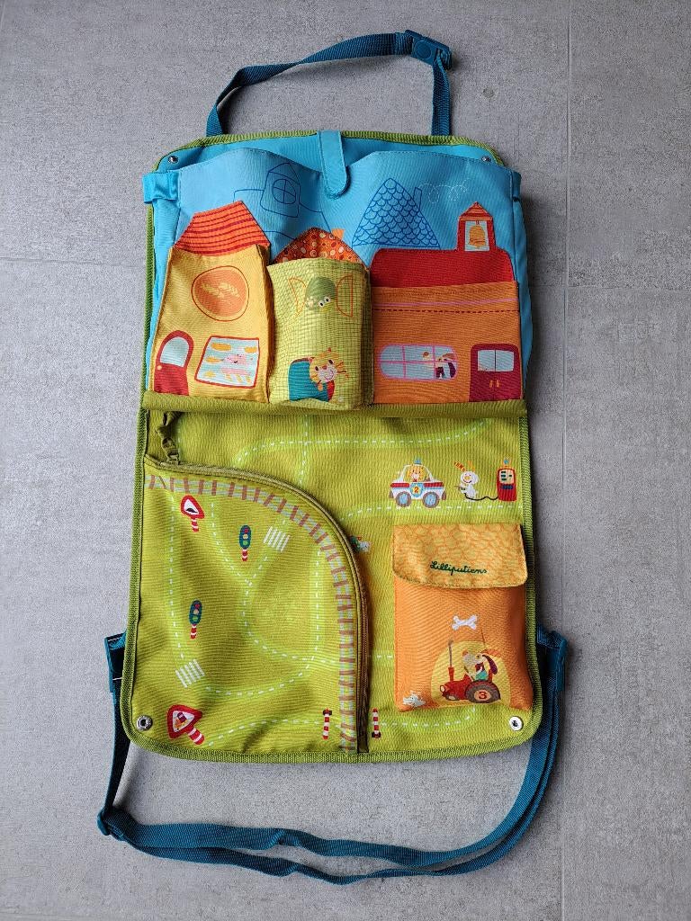 Auto organizer Lilliputiens, Kinderen en Baby's, Autostoeltjes, Ophalen, Zo goed als nieuw, 0 t/m 10 kg, Overige merken