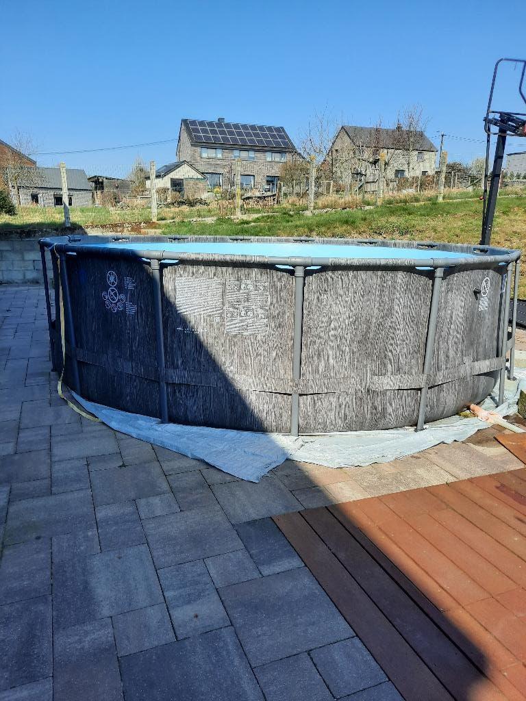 Piscine Hors sol, Gebruikt, Rond, 300 cm of meer, 400 cm of meer