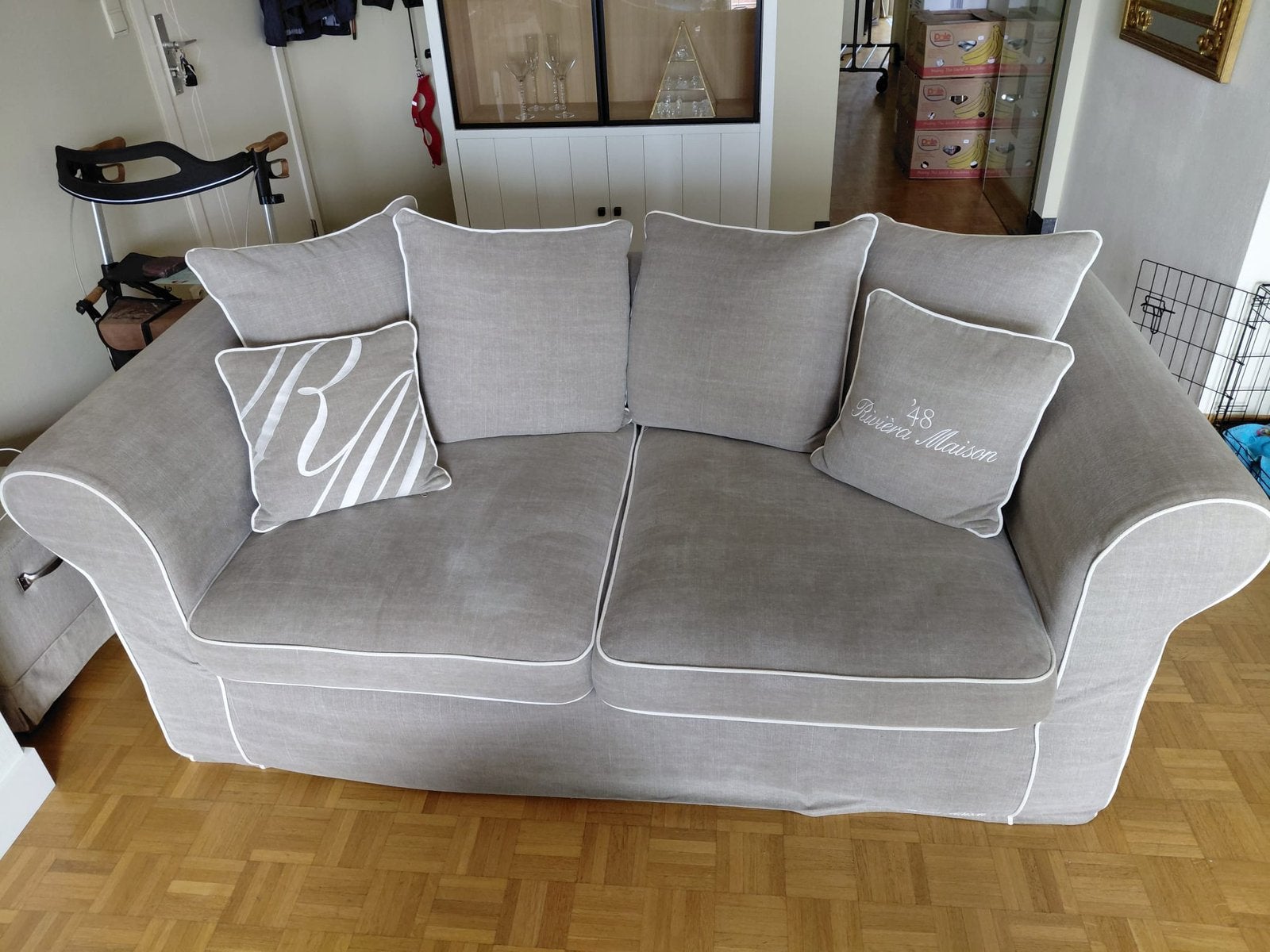 Zetel Rivièra Maison, Huis en Inrichting, Ophalen, Zo goed als nieuw