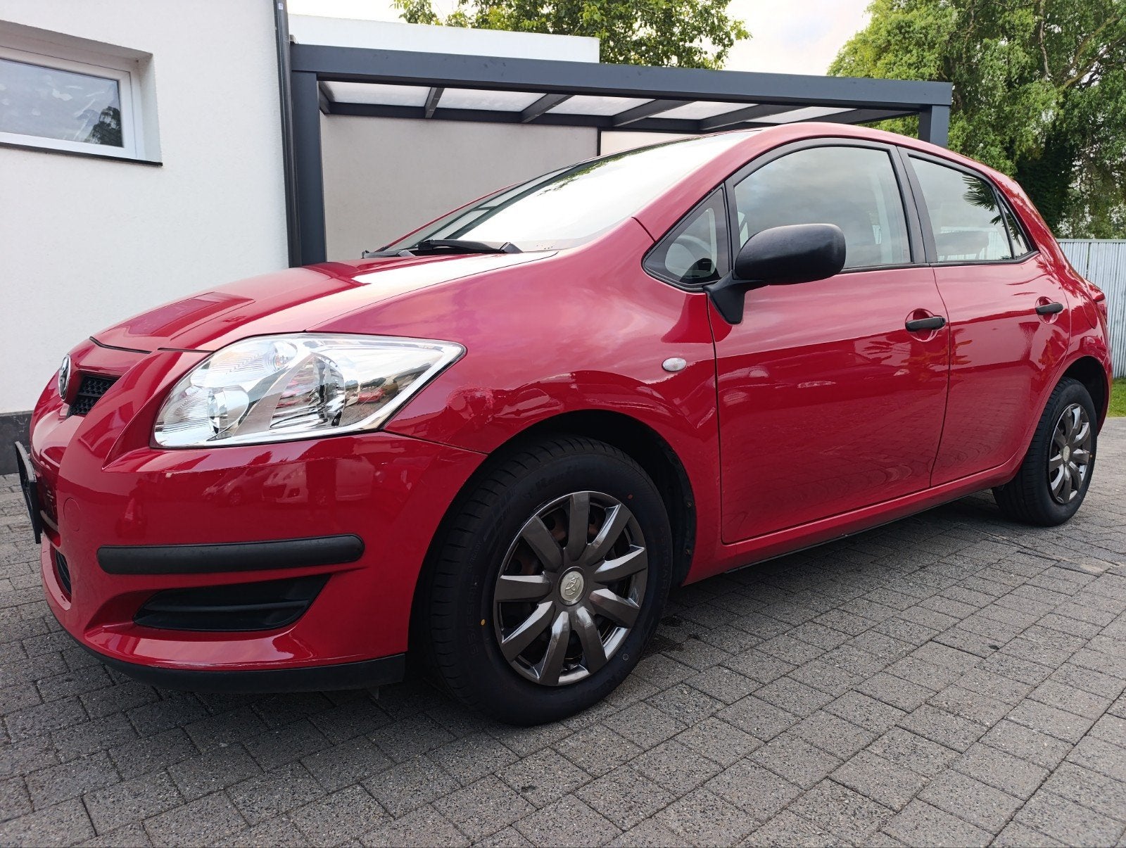 Toyota Auris | 1.4 vvt-i | 66 000 km | Homologué à la vente, Autos, Rouge, Rétroviseurs électriques, Achat, Entreprise