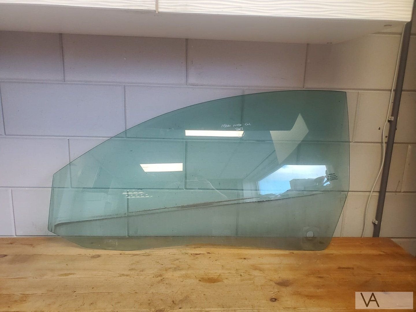 Nissan Micra c+c cc 2005 - 2009 ruit raam portier links €50, Gebruikt, -, -, Ophalen of Verzenden