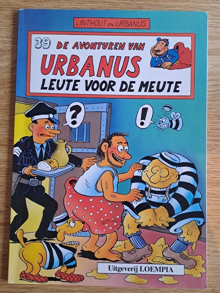 39 - Urbanus - Leute voor de Meute, Gelezen, Urbanus en Linthout, Eén stripboek, Ophalen of Verzenden