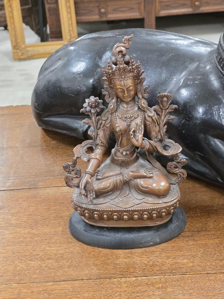 Antieke budha (brons), Ophalen of Verzenden, Gebruikt