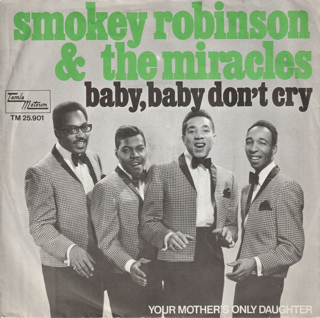 Smokey Robinson & Miracles - Baby, baby don't cry, 7 inch, Zo goed als nieuw, Overige typen, R&B en Soul