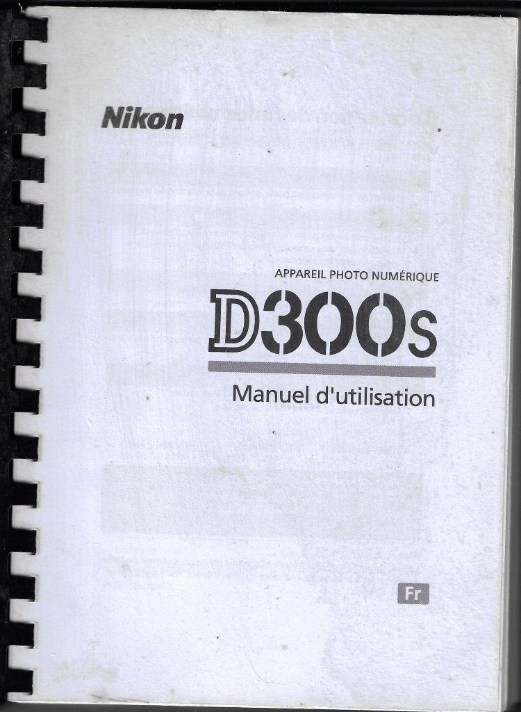 NIKON – Mode d’emploi D300 s, Enlèvement ou Envoi, Utilisé