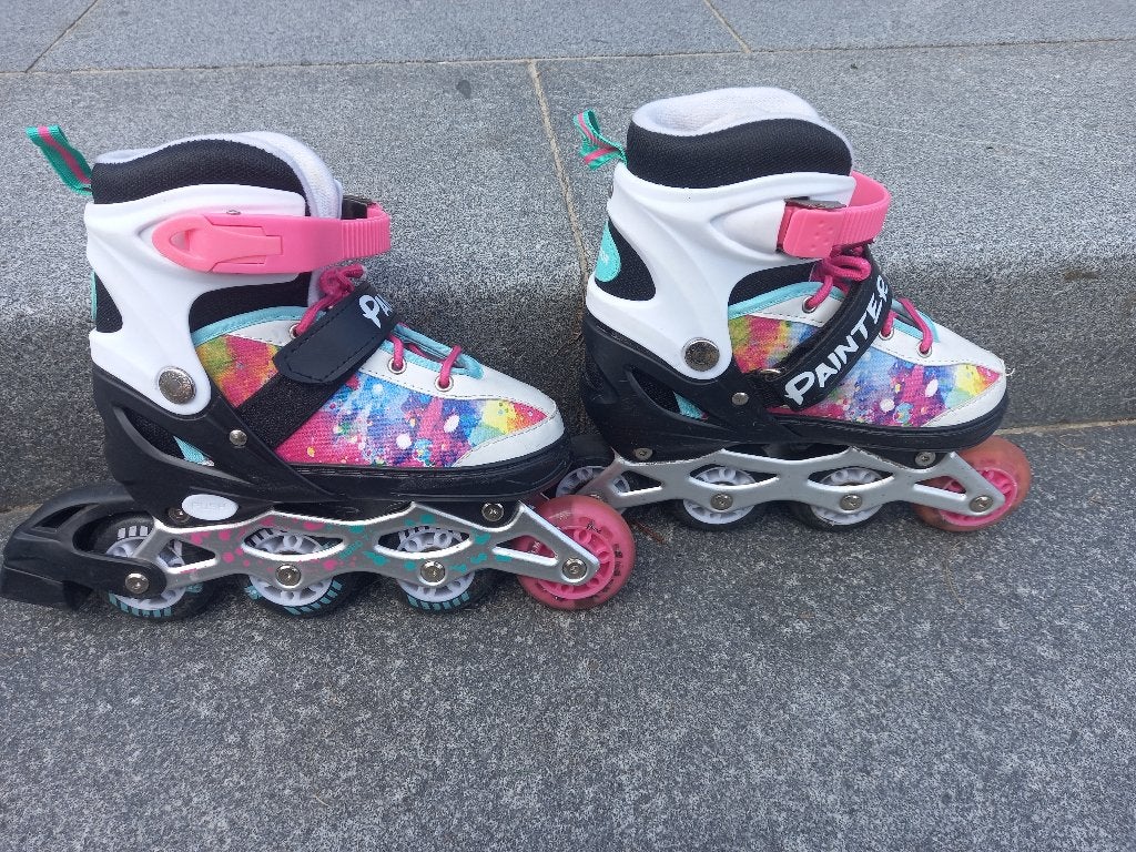 rolschaatsen inlineskates, Verstelbaar, Kinderen, Ophalen of Verzenden, Zo goed als nieuw